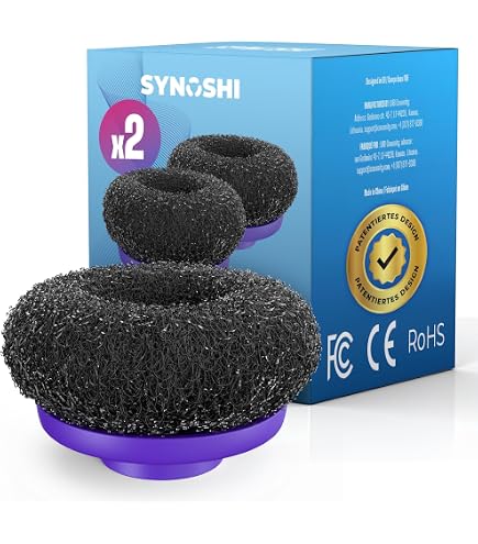 Lot De 2 Brosse Conique De Rechange WPPQWP Pour Synoshi – Nettoyage Électrique Puissant Des Joints, Éviers Et Coins Difficiles
