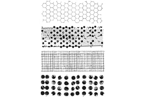 STAMPERS ANONYMOUS Art Gone Wild Tim Holtz - Sello de medios mixtos, color negro, 17,78 x 21,59 cm