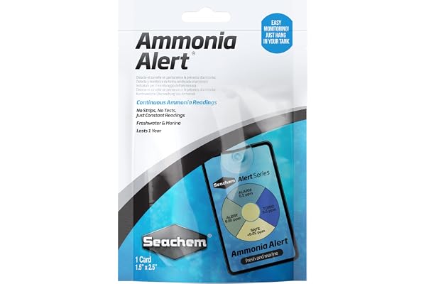 Seachem Ammoniak Alert Permanent Ammoniaktest för Sötvatten och Marint Vatten