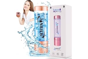 IONRICH HYDROGEN WATER Bottle- SPE-PEM Technology Platinum Plates No Chlorine Mixing -ORP -300 to -600 Hydrogen Purity 99.96% Upto 5000 ppb Drink Hydrogen Water Anytime Anywhere Get Health Benefits