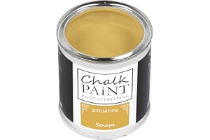 Chalk Paint Everything Bohemienne Kritfärg, 250 ml, utan behov att slipa, färgar lätt alla material, senapsfärg