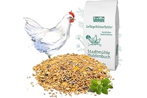 STAWA Hühnerfutter Geflügelkörnerfutter Körnerfutter, ohne Gentechnik, mit Oregano Öl, 25 kg