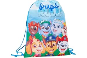 Paw Patrol Sac à cordon Marshall Chase PE Kit Trainer Gym Bag Kids Swim Bag Nursery Backpack