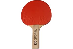 DARIUS KNIGHT DK Sports Pimpled Out Rubbers Table Tennis Bat, Ideal for Beginners or Recreational Fun Play, Club, Hobby, Leisure, Home Ping Pong Bat for Indoor/Outdoor Wooden Handle for Control