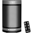 MONHOUSE Electric Heater - Energy Efficient PTC Ceramic, Silent Portable Heater with LED Display, Remote Control, Overheat Protection, Smart Thermostat, 1-12HR Timer - Ideal for Office, Home, Bedroom