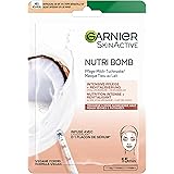 Garnier Nutri Bomb Masque Tissu au Lait de Coco Nutrition Intense + Éclat 1 Unité, Nourrissant