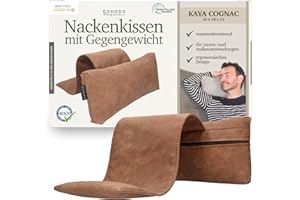 BLEZLIVING DUTCH AUTHENTIC COHOSO® Nackenkissen für Gartenstühle mit Gegengewicht - Sesselkissen Kopfstütze für Sofa & Couch, Kissen für Liegestuhl, Kopfkissen für Liegestuhl, Nackenkissen für Bett, Nackenstütze für Sessel