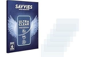 Savvies Screen Protector compatible with Snooper Truckmate Pro S8000 Protection Film Clear 6-Pack