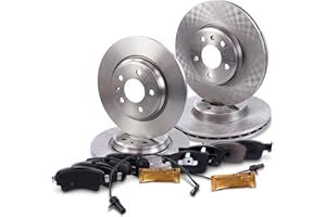 ‎ATEC GERMANY ATEC Germany Bremsenset inkl. Bremsscheiben Vorne Ø 314 mm Belüftet + Hinten Ø 300 mm Voll + Bremsbeläge Vorne & Hinten