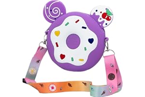 CONTRACONTACT KIDBAG, borsa da petto per bambine e ragazze, adatta come piccola custodia per cellulare da appendere, per bambini a partire dai 3 anni, in silicone facile da pulire