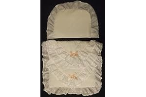 BABY REX Coach Built PRAM Bedding Set for Silver Cross Dolls Oberon Chatsworth Pink Blossom