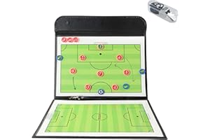LionSports Profi Taktiktafel - Ideal für Taktiken und Spielanpassungen - Verbesserte Laufwege der Spieler mit diesem Trainingszubehör - Mit Geld zurück Garantie - 90 Tage testen