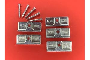 FTF - FENSTERTECHNIK Siegenia Aubi ST203 ST 203 Lot de 5 plaques de verrouillage Euronut en bois