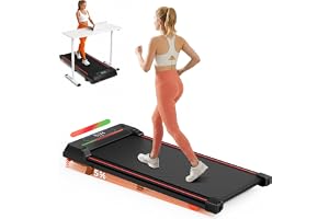 VZYTV Walking Pad löpband med 5% lutning för hem och kontor | 2,5HP tyst motor,RGB-ljus,Bluetooth-ljud,app,LED-display,fjärrk