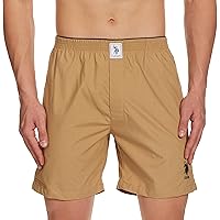 US Polo Association Men's Plain Cotton Boxer