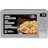 Panasonic 20L Solo Microwave Oven (NN-ST26JMFDG, Silver, 51 Auto Menus)
