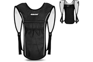 AIDBUCKS Sac à Dos d'hydratation Sac Trail Running pour Marathon VTT Bande réfléchissante Randonnée Vélo Paquet Garde Liquide Froid pour Cyclisme, Randonnée, Running et des Sport de Plein Air 200g