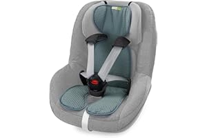 Liebes von priebes Coolair Sitzauflage für Kindersitze Gruppe 1 (9 kg bis 18 kg) I Atmungsaktive Sommer Sitzeinlage Autositz I Sommerbezug - Kühlt und schützt den Sitzbezug vor Flecken