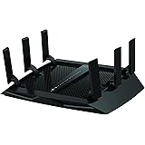 NETGEAR Nighthawk X6 Smart Wifi Router (R8000) - AC3200 Tri-band Wireless Speed (up to 3200 Mbps) | Up-to 3500 sq ft Coverage