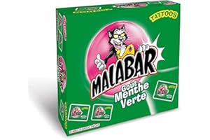 VIDAL Malabar Bonbons Menthe Verte 1340g Boite de 200 Pièces