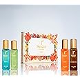 Ruska Luxury Unisex Perfume Gift Set | Perfect Women's Day gift for Mother, Wife, Sister, Girlfriend | Eau De Parfum Combo of 4 x 20ml with LUSH, AZUL, RIZZ, OAKWOOD | Long Lasting Perfume for Men & Women | Fruity, Floral & Woody Fragrance