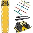 ARS Backboard Stretcher, Spinal Board, Spinal Board Straps, Spider Straps, Head Immobiliser Unit, EMT Kit and Equipment for Patient Transfer