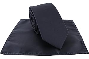 Michelsons of London Boys Plain Tie & Pocket Square Set