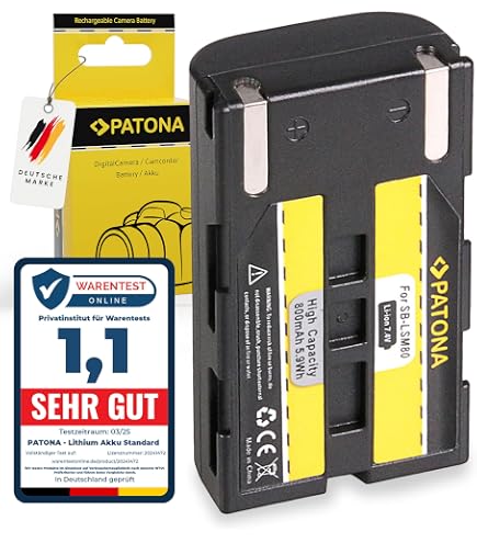 vhbw batteria compatibile con Ocean EV0200 videocamera camcorder (440mAh, 3,7V, Li-Poly