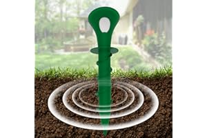 MAGESH Solar Powered Cat Repellent for Garden uk, Waterproof Ultrasonic Deterrent Stake, Sonic Spikes Get Rid for Fox, Cat, Dog,Deer,Vole, Repellent for Lawns Garden and Yard