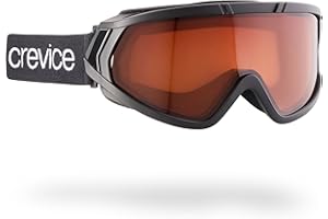 Black Crevice Modern Uniseks Skibrille (1 w zestawie)