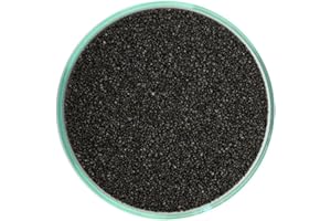 WYSKONT Acuario Arena Grava 20 kg Tanque de peces Sustrato natural y decoración Fertilizante natural para el crecimiento de las plantas 100% seguro para organismos vivos Tamaño de grano negro