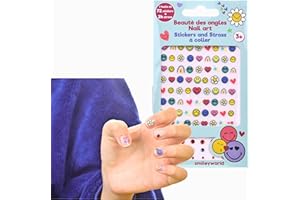 MEVSIM STORE Smiley naklejki na paznokcie samoprzylepne naklejki z uśmiechniętą buźką naklejki na paznokcie naklejki naklejki naklejki prezenty dla dziewczynek dzieci prezenty urodzinowe dekoracja paznokci