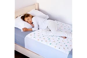 LYNMARK Alèse d'apprentissage de la propreté avec plis, protège-matelas pour une protection 100 % imperméable | Safari | Sauveur de sauvetage pour matelas, excellent pour l'apprentissage de la propreté |