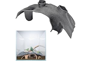 BLUBBER COVE BlubberCove Aquarium Cave Hideaway – Natural Fish Tank Decoration for Shrimp, Betta & Cory – Smooth 200 mm Aquascape Ornament for Tetra & Nano Tanks (Black)