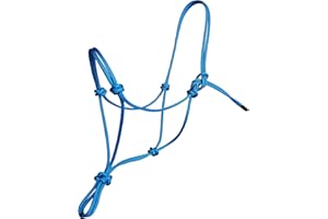 Hunters Saddlery Rope Halters for Horses Compatible with Parelli Natural Horsemanship Training Mini Foal Weanling Pony Cob Full Draft Head-Collars