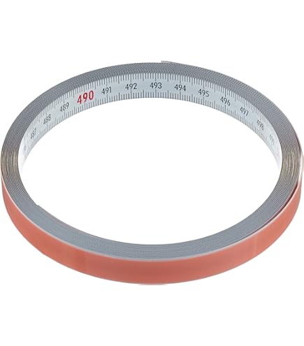 Metro A Nastro Autoadesivo 1 Metro - Scala Sinistra/Destra Acciaio Bicolore - Foto 9