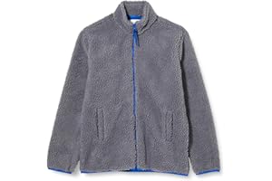 Amazon Essentials Giacca con Cerniera Integrale Foderata in Pile Sherpa Bambini e Ragazzi