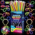 1 confezione da 100 Braccialetti luminosi assortiti