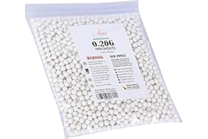 Neez Pallini Softair 6mm - Biodegradabili Plastica Paintball per BB Airsoft Pistole, Fucile, Compressa Palline - 1000, 2000, 5000 und 10000 Schuss 0,20g BBs