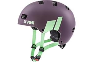 ‎UVEX uvex kid 3 cc - wytrzymały kask rowerowy dla dzieci - indywidualna regulacja wielkości - udoskonalona wentylacja - plum-mint - 55-58 cm