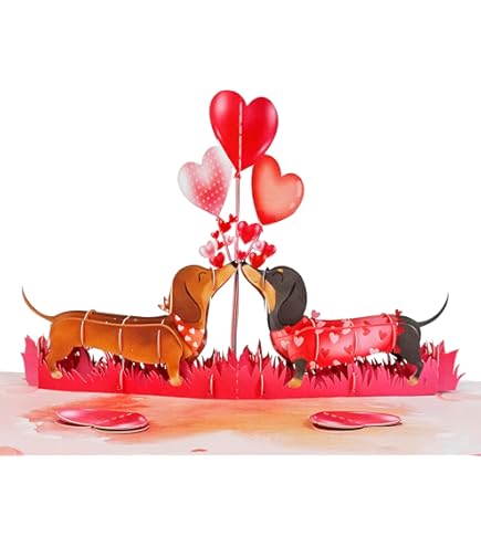 Old English Co. - Tarjeta De Cumpleaños De Perro Salchicha Divertida Para él O Ella, Tarjeta De Cumpleaños Con Texto En Inglés "Sorry It's Late" Para Amigo Y Familia, Bonita Tarjeta De