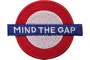 ELLU London Underground Tube embroidered Iron/Sew on patch abbigliamento souvenir badge