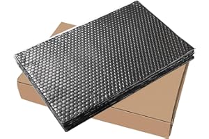 Cathpetic 20pcs Car Sound Deadening Mat 38.5cm×25cm×2mm,Butyl Self Adhesive Damping Sound Insulation Foam,Van Insulation and Soundproofing (1.92sq.m/20.72sq.ft)