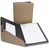 2K 501-9 Secretariat/Secretary Table/Secretary Notepad A4 Artificial Leather Notepad File, Mink, A4