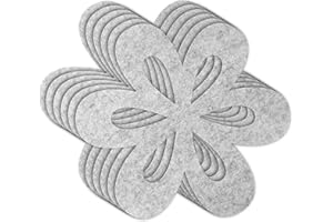 Flintronic Ochronnik Patelni, 6 sztuk, garnek, ekstra grube podkladki, regulowany rozmiar, antypozielgowa ochrona