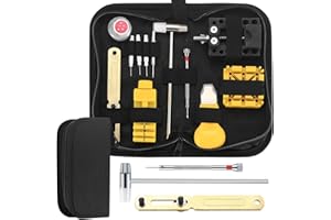 woshilaoDS Uhrenwerkzeug Set, Uhr Reparatur Werkzeug, Uhrmacherwerkzeug, Uhren Reparatur Werkzeug Uhrenreparaturset für Uhrenarmband Armbanduhren Reparatur Werkzeug