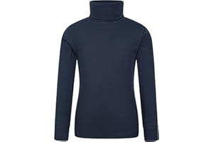 Mountain Warehouse Talus Pull col roulé Enfant-Haut Respirant, sous-Pull léger à col roulé, vêtement Hiver, Couche Thermique Chaude Fille et garçon - Marche, randonnée