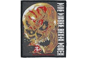 Five Finger Death Punch And Justice For None Unisex Patch multicolour, 100% polyester,