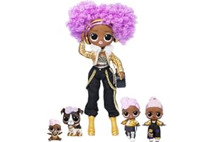 L.O.L. Surprise! Exclusive OMG D.J. Paquete familiar - Más de 45 sorpresas, muñeca de moda y mascota de edición limitada, 1 unidad, modelo surtido