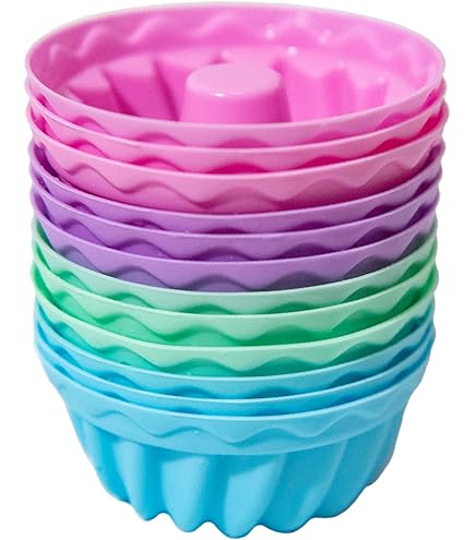 PINNKL 12 stuks siliconen tulbandvormpjes mini tulband bakvorm cakevorm herbruikbare muffinvormpjes cupcake - hoogwaardige muffinbakvormen voor veelzijdig bakplezier PINNKL 12 stuks siliconen tulbandvormpjes mini tulband bakvorm cakevorm herbruikbare muffinvormpjes cupcake - hoogwaardige muffinbakvormen voor veelzijdig bakplezier